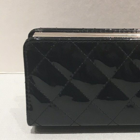 Sondra Roberts Black Quilted Clutch - Picture 6 of 8